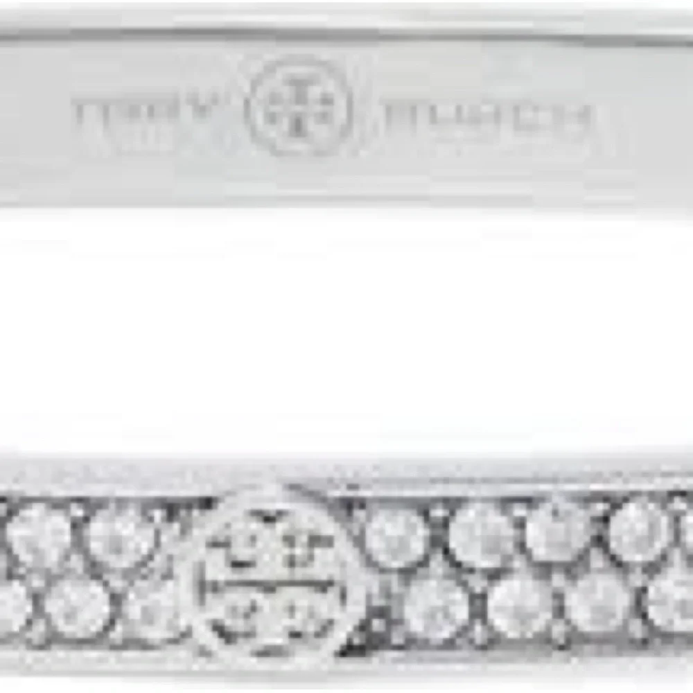 NWT Tory Burch Miller Stud Crystal Pave’ Bracelet in Silver - Picture 3 of 7